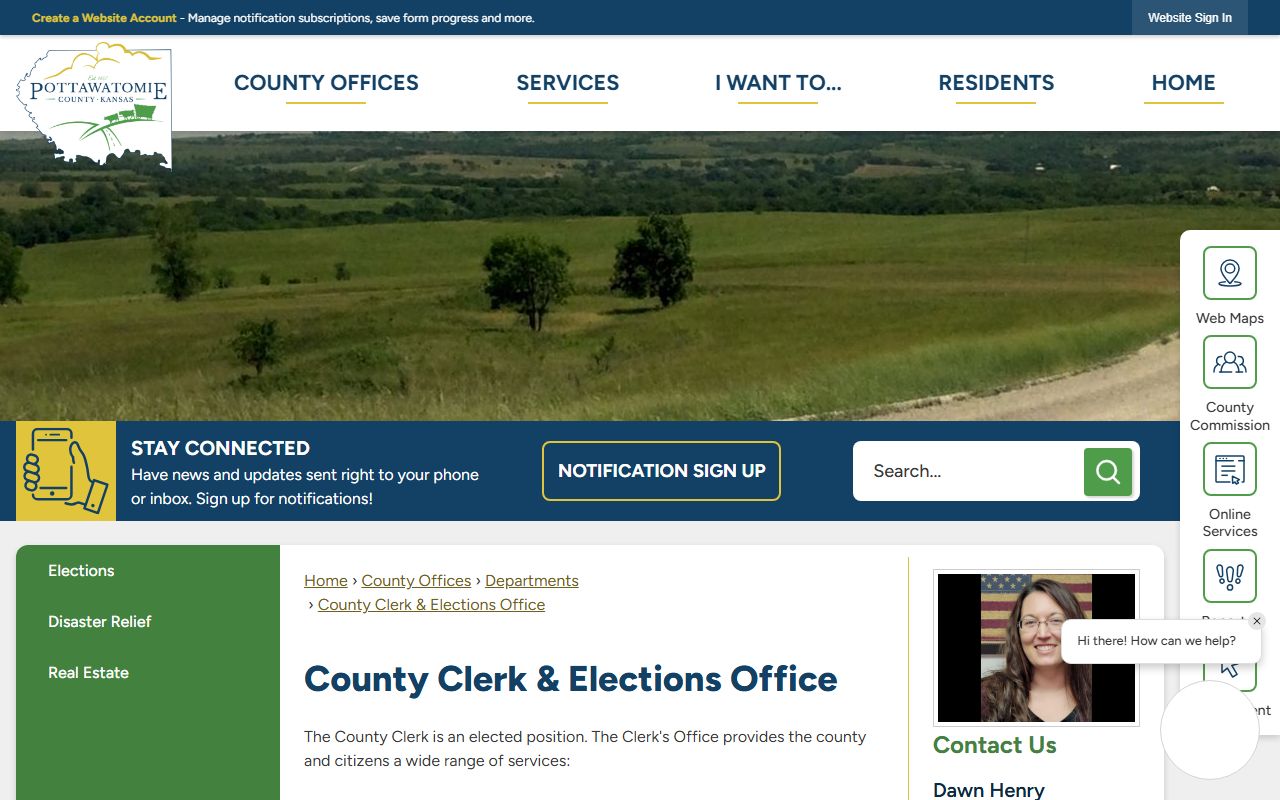 Pottawatomie County Clerk of the District Court county clerk open records page