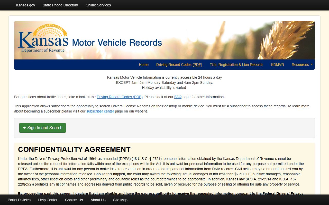 Pottawatomie County court dockets Kansas motor vehicle records portal