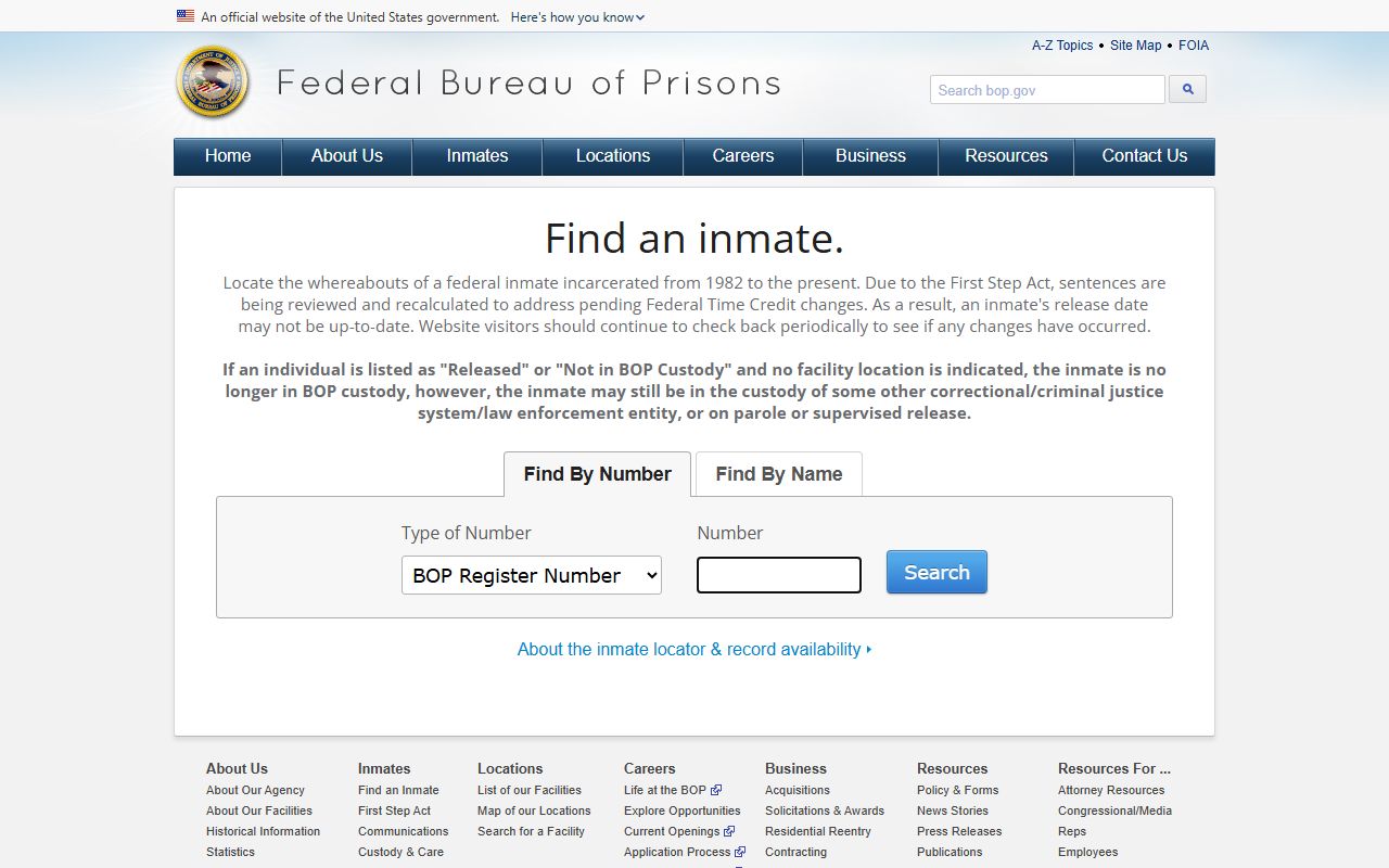 Pottawatomie County inmate records federal inmate locator